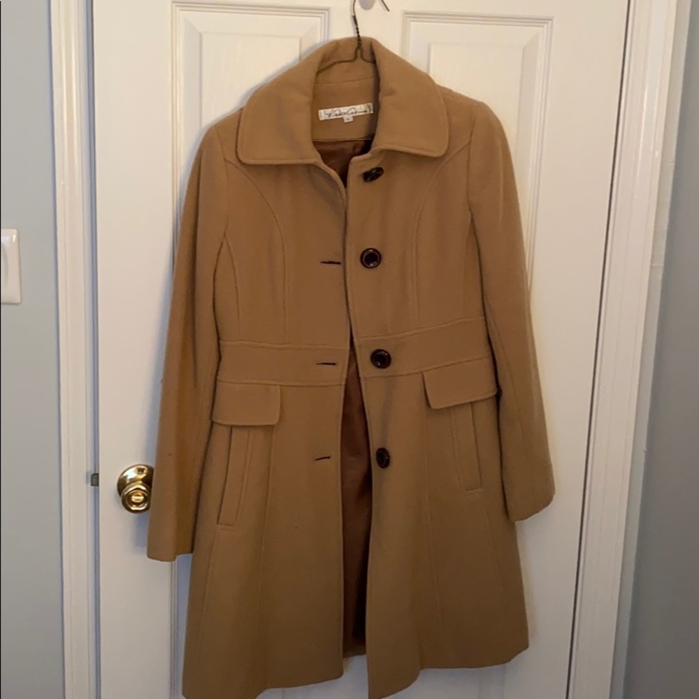 Kenneth Cole Tan peacoat
